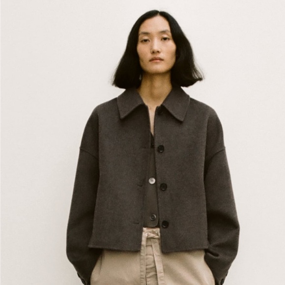 Zara Wool Blend Jacket - Picture 1 of 6